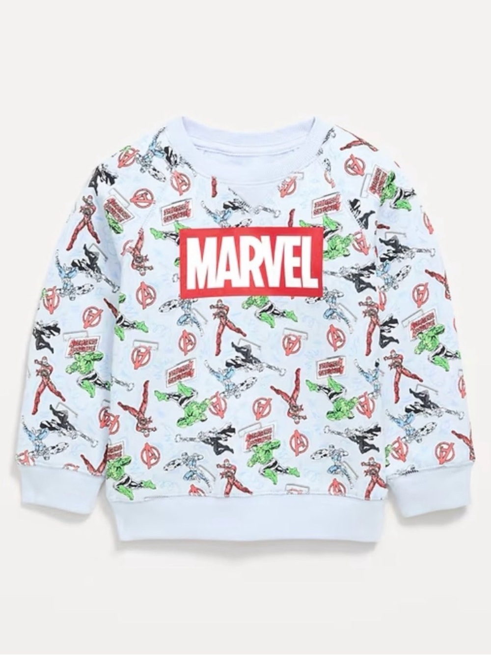 Marvel Avengers Superhero Sweatshirt Toddler Boy 3T - Picture 4 of 5